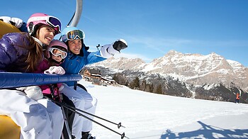 "Dolomiti Superpremière" in december with 4 days with a price of 3 - 1 day free of charge